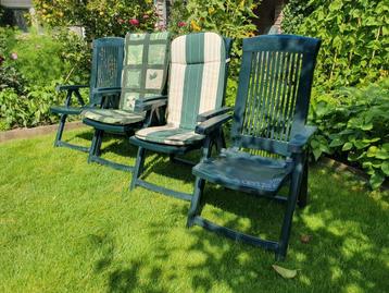 Le Jardin inklapbare tuinstoelen + kussens  beschikbaar voor biedingen
