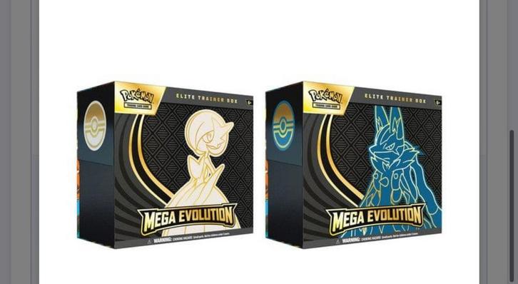 Mega Evolution Pokemon Producten - Pre Order, Hobby en Vrije tijd, Verzamelkaartspellen | Pokémon, Nieuw, Boosterbox, Ophalen of Verzenden
