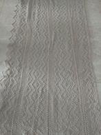 Vintage gehaakte sprei 200x200 cm  kleur beige, Gebruikt, Beige, Overige typen, Tweepersoons