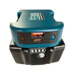 Accu adapter omvormer USB Led Makita  Dyson Milwaukee DeWALT, Denico.power@gmail.com, De van der schuerenweg, Nieuw, DeNico-PoWer