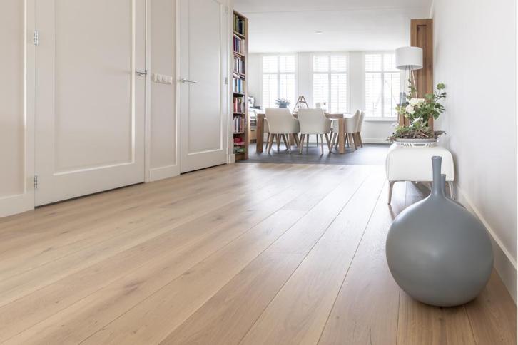 Houten vloer - Duoplank Eiken - NERGENS GOEDKOPER! OP=OP!, Doe-het-zelf en Verbouw, Vloerdelen en Plavuizen, Nieuw, Vloerdelen of -planken