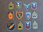 12x Sticker militaire emblemen, Ophalen of Verzenden, Zo goed als nieuw, Overige typen
