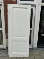 Oude houten stompe paneeldeuren, Ophalen, Gebruikt, Binnendeur, 200 tot 215 cm