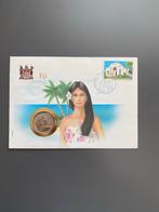 Fiji  FDC Munt en Postzegel Enveloppe VN, Ophalen of Verzenden, Buitenland, Munten en Bankbiljetten