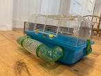 Hamster kooi met voedebak, drinkbeker en speeltje, Kooi, Gebruikt, Minder dan 75 cm, Hamster