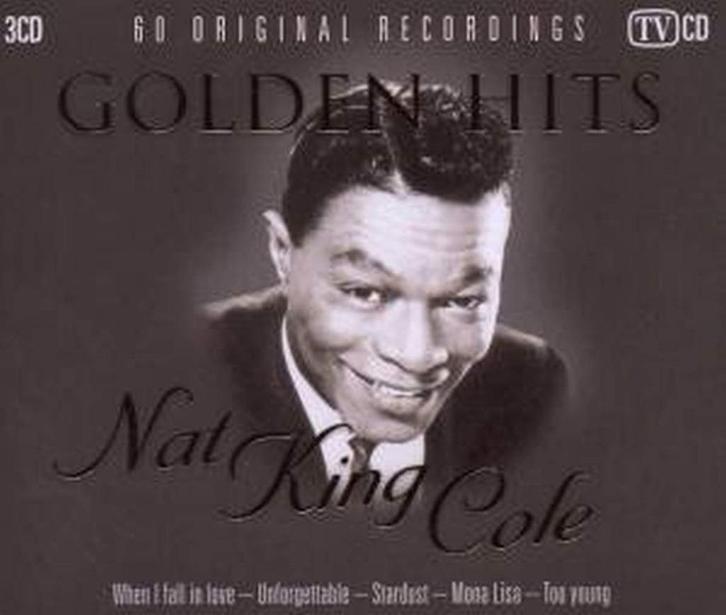 Nat King Cole – Golden Hits - 60 Original Recordings 3XCD, Cd's en Dvd's, Cd's | Jazz en Blues, Zo goed als nieuw, Jazz, 1980 tot heden