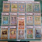 Shadowless base set holos in psa 7 compleet!!, Ophalen of Verzenden