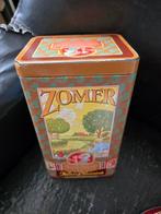 Blik 4 seizoenen Kanis & Gunnik L9xB11xH21cm, Verzamelen, Blikken, Ophalen, Gebruikt, Koffie, Overige merken