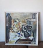 olieverf schilderij Veszi Tibor Hongarije., Antiek en Kunst, Kunst | Schilderijen | Klassiek, Ophalen