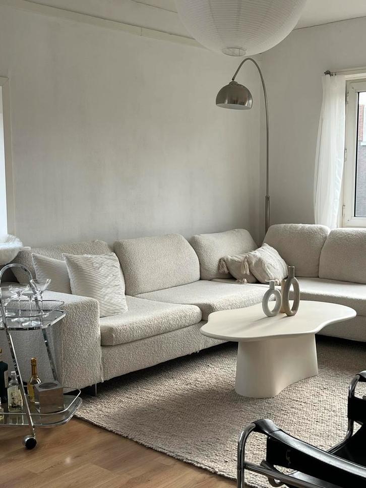 Roche Bobois bank - Boucle stof - Amsterdam West, Huis en Inrichting, Banken | Bankstellen, Gebruikt, Hoekbank, Vierpersoons of meer