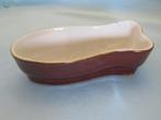 Vintage puddingvorm vis aardewerk bruin 21 cm lang, Antiek en Kunst, Ophalen of Verzenden