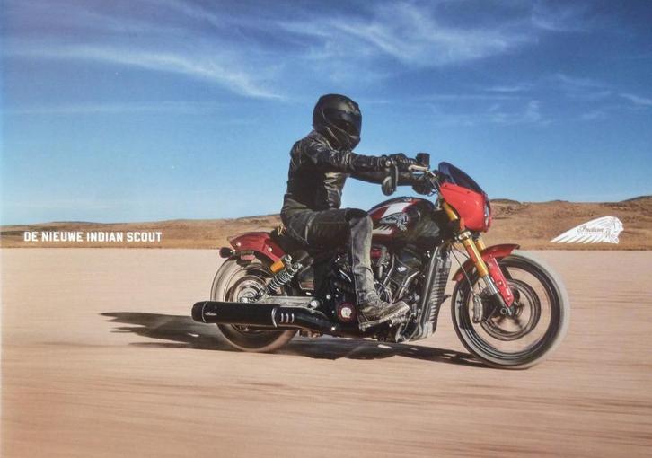 Folder INDIAN De nieuwe Indian Scout 2024, Motoren, Handleidingen en Instructieboekjes, Overige merken, Ophalen of Verzenden