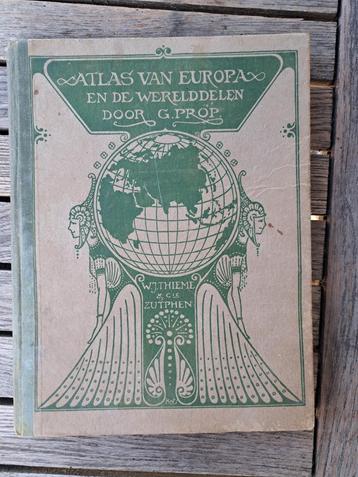 Atlas van Europa en de Werelddelen - 1951 beschikbaar voor biedingen