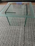 Glazen bijzettafel- Vierkant 60x60, Huis en Inrichting, Ophalen, Vierkant, 50 tot 100 cm, Minder dan 50 cm
