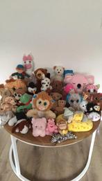 Veel knuffels, glitteroogknuffels, beren, allerlei, Verzamelen, Ophalen of Verzenden, Zo goed als nieuw, Stoffen beer, Overige merken