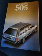 Peugeot 505 Break & Familiale 1988  folder, Verzenden, Zo goed als nieuw, Peugeot