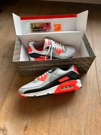 Nike Air Max 90 Infrared 2020 - US12/EU46, Ophalen of Verzenden, Nieuw, Wit, Sneakers of Gympen