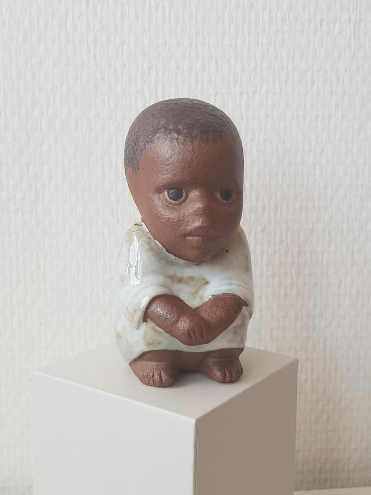 Prachtig beeldje Lisa Larson, Antiek en Kunst, Kunst | Beelden en Houtsnijwerken, Ophalen of Verzenden