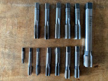 Linig Schroefdraadtappers HSS M5+M10+1/4+M14+M16+1/2 beschikbaar voor biedingen