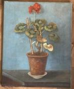 Stilleven, Endlich, schilderij, vanitas, geranium, doek, oud, Antiek en Kunst, Ophalen of Verzenden