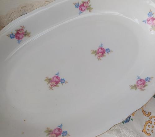 Brocante schaaltje roosjes, Antiek en Kunst, Antiek | Schalen, Ophalen of Verzenden