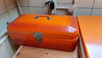 Retro Emaille Broodtrommel Oranje/Rood, Antiek en Kunst, Ophalen of Verzenden
