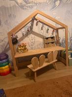 Kinderbureautje incl bankje Sklum, Ophalen of Verzenden, Zo goed als nieuw, Stapelbed
