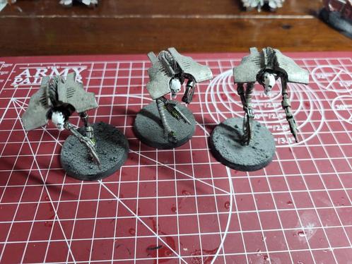 2x 3 Metal Canoptek Wraiths, Hobby en Vrije tijd, Wargaming, Zo goed als nieuw, Warhammer, Figuurtje(s), Ophalen of Verzenden