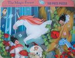 puzzel in blik - het toverbos - 100 stukjes - puntgaaf, Ophalen of Verzenden, Minder dan 500 stukjes, Zo goed als nieuw, Legpuzzel