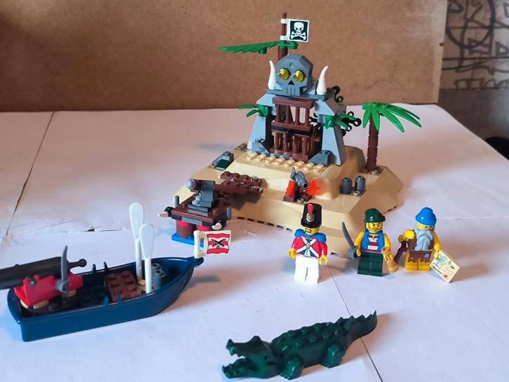 Lego Piraten 6241 loot island, Kinderen en Baby's, Speelgoed | Duplo en Lego, Gebruikt, Complete set, Ophalen of Verzenden