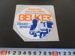 sticker Bierbostel Stoomschillen BEUKER 08340-30964, Verzamelen, Ophalen, Zo goed als nieuw, Bedrijf of Vereniging