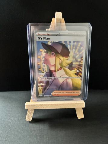 Trainer N’s plan pokemonkaart beschikbaar voor biedingen