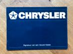 Chrysler folder Signatuur van een nieuwe klasse. (blauw), Verzenden, Nieuw, Overige merken, Chrysler