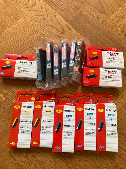 Huismerk cartridges (14 stuks) voor Epson XP750 of  XP850, Computers en Software, Printerbenodigdheden, Nieuw, Cartridge, Ophalen of Verzenden