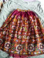 Antieke Indiarok,handgeborduurd!, Kleding | Dames, Rokken, Overige kleuren, Verzenden, Zo goed als nieuw, Onder de knie
