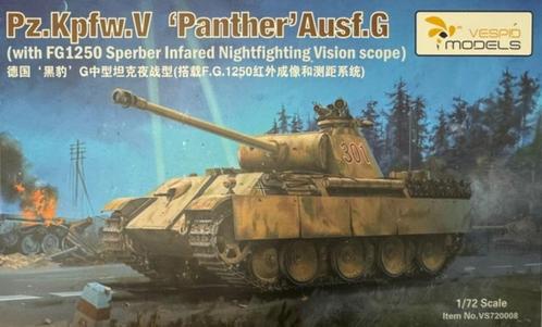 Coelianmodels, Vespid 720008, Panther G IR, 1/72, € 25,99, Hobby en Vrije tijd, Modelbouw | Auto's en Voertuigen, Nieuw, Tank