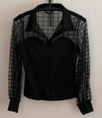 CHICME mooie top,als nieuw..mt:s, Kleding | Dames, Tops, B, Zwart, Ophalen of Verzenden, Lange mouw