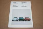 Zeldzame reclame-uitgave - VW personenwagens - 1970 !!, Gelezen, Volkswagen, Ophalen of Verzenden