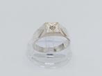 Zilveren ring met zirkonia, 18.5 mm, Sieraden, Tassen en Uiterlijk, Ringen, Info@zilverwebsite.nl, Verzenden, Zo goed als nieuw