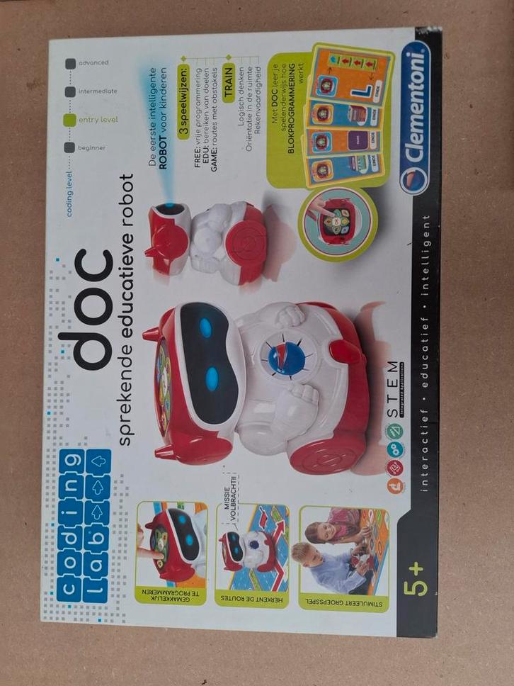 Clementoni DOC Robot - Educatief Programmeerspeelgoed, Kinderen en Baby's, Speelgoed | Educatief en Creatief, Zo goed als nieuw