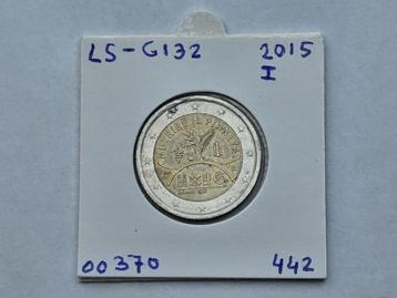 2-euromunt Italië (I) 2015 Herdenking LS-G132 beschikbaar voor biedingen