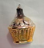 Antieke/oude Kerst Ajeko Rozenmandje  Zilver met goud, Diversen, Kerst, Ophalen of Verzenden