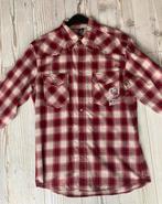 Rood/wit Geruit overhemd - Maat M- nieuwstaat, Zo goed als nieuw, Soho, Rood, Halswijdte 39/40 (M)