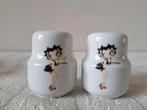 Betty Boop tekenfilm peper en zoutstel, porselein D5xH6cm, Verzamelen, Stripfiguren, Ophalen of Verzenden, Betty Boop, Nieuw, Gebruiksvoorwerp