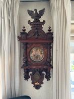 Antieke houten wandklok, Antiek en Kunst, Ophalen