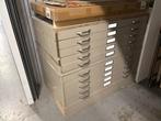 Te koop aangeboden: tekeningenkast met 10 laden, Huis en Inrichting, Kasten | Ladekasten, Ophalen, Gebruikt, 100 tot 150 cm, 5 laden of meer