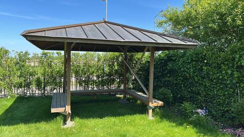 Te koop overkapping met koper dak, Tuin en Terras, Overkappingen, Gebruikt, Overige typen, Ophalen