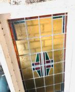 Mooi glas is lood raam, Doe-het-zelf en Verbouw, Glas en Ramen, Ophalen, Gebruikt, Minder dan 80 cm, Gevelraam of Ruit
