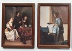 Schilderijtjes - Oude Meesters - Grafiekjes in Lijsten, Antiek en Kunst, Kunst | Schilderijen | Klassiek, Ophalen of Verzenden