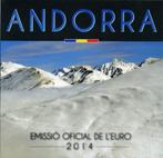 BU set Andorra 2014 Blister - 1 cent t/m 2 euro, Postzegels en Munten, Munten | Europa | Euromunten, Verzenden, Overige landen